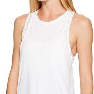 NWT NIKE DRI-FIT XL Dry Miler Running Tank Top Yoga White Sleeveless Racerback